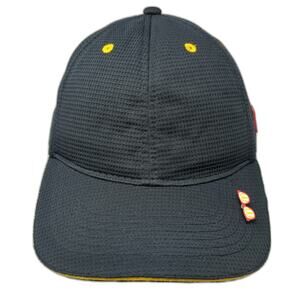 McDonald's Snapback Black One Size Performance Mesh Side Patch Brim Pin Hat
